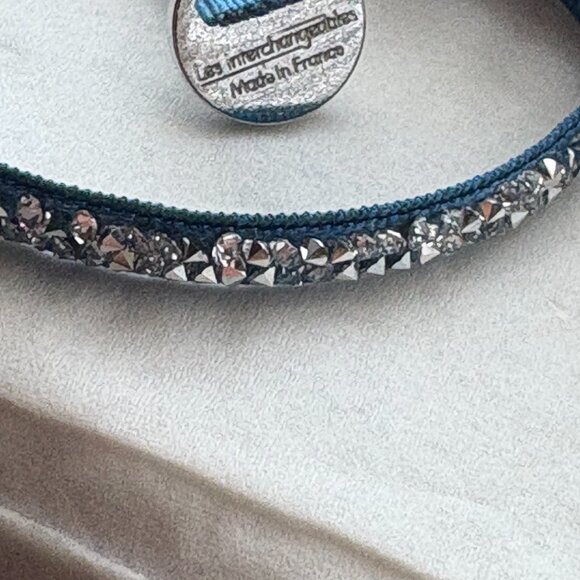 Les Interchangeables Blue Crystal Bracelet - Picture 3 of 6